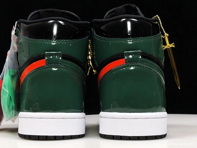 Retro Black Orange-Fir SoleFly x Team Air Jordan OG High AV3905-038 1 0710